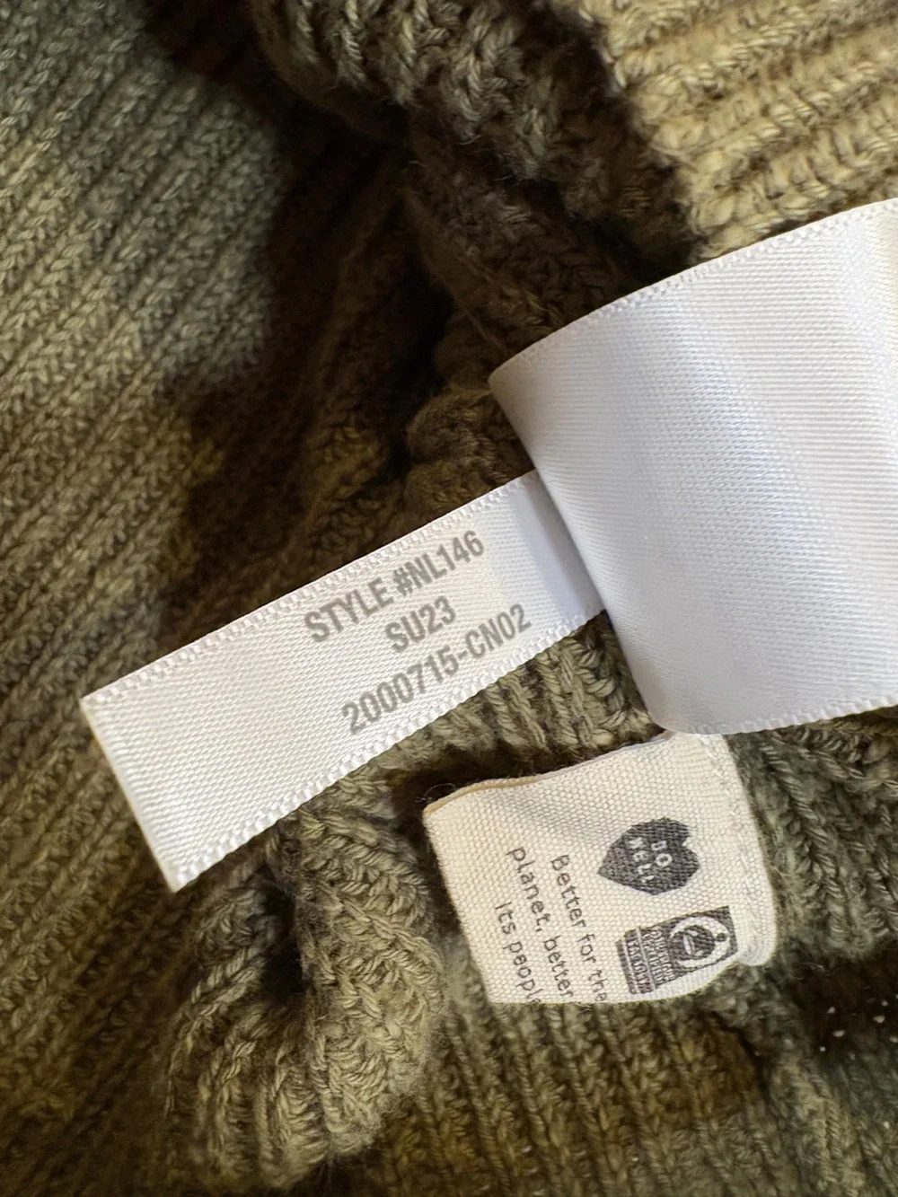 Olive Green V-Neck Button-Front Women's Sweater Cottagecore Fall Nature